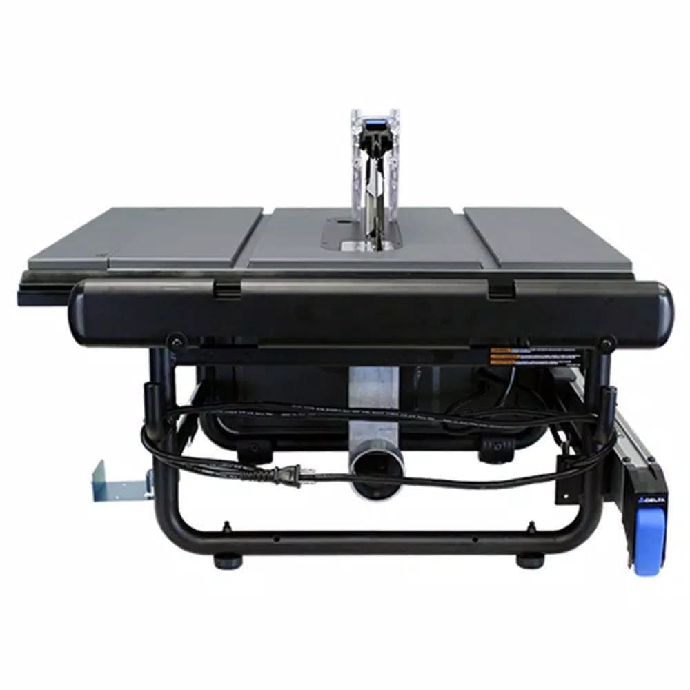 Delta 10 in. 15 Amp Portable Jobsite Table Saw with 45 Degree Left Tilt