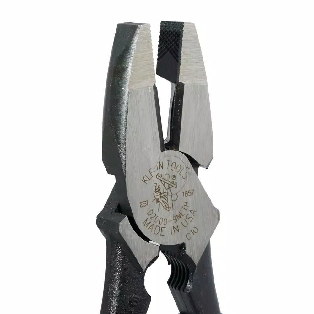 Klein Tools 9 in. 2000 Series High-Leverage Lineman's Side Cutting Pliers