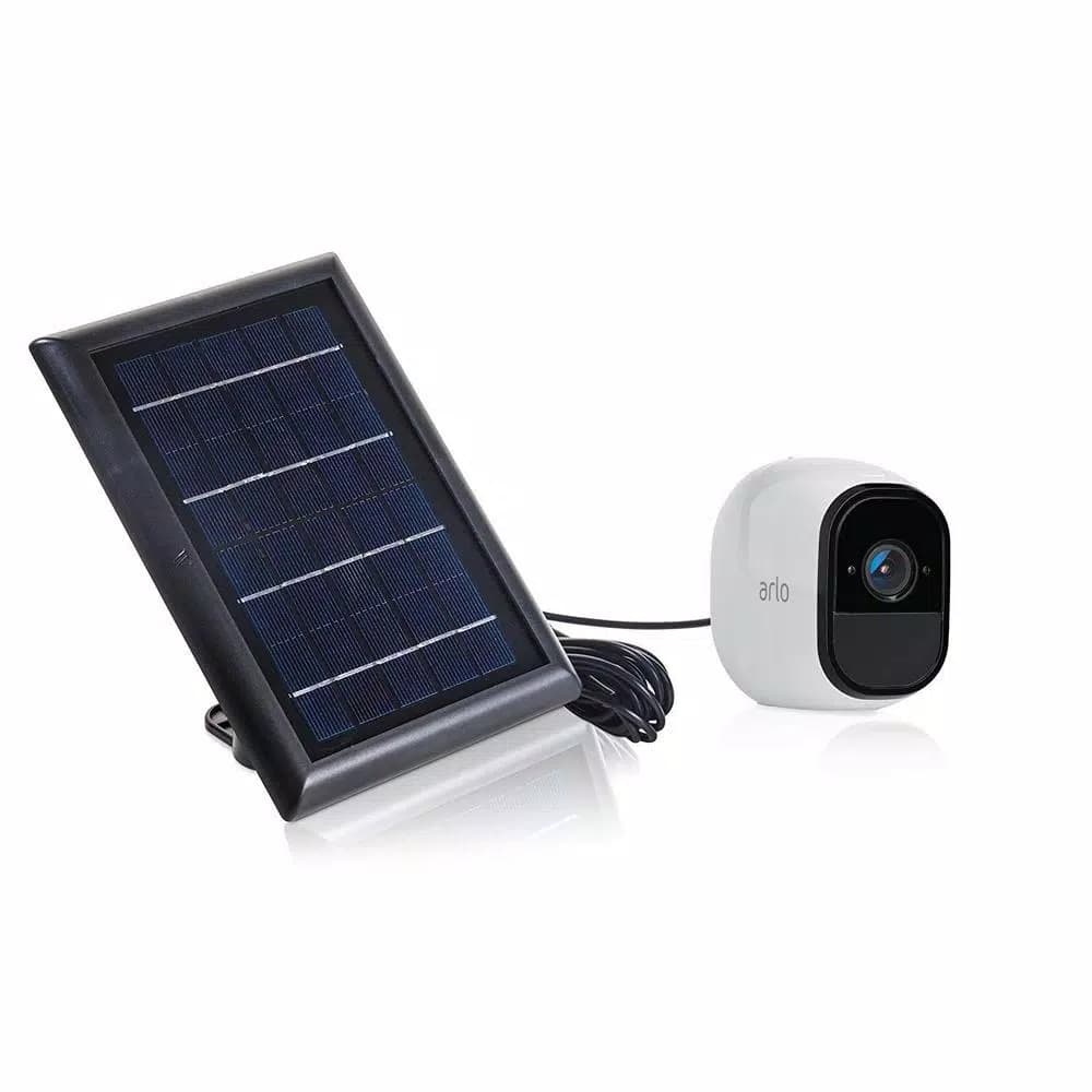 Wasserstein Solar Panel for Arlo Pro, Arlo Pro 2, Arlo Go, and Arlo Light - Weatherproof Charging Kit