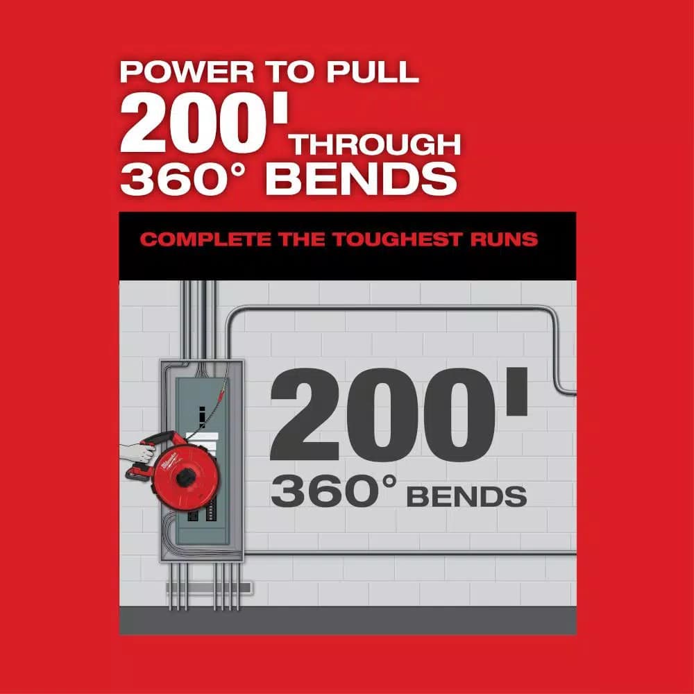 Milwaukee M18 FUEL Angler 120 ft. x 1/8 in. Steel Pulling Fish Tape Replacement Cartridge