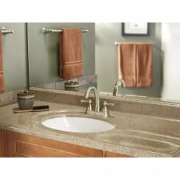 MOEN Kingsley 24 in. Single Towel Bar, Brushed Nickel thumbnail 2
