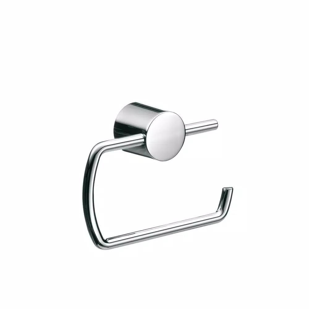 WS Bath Collections Rondo2 Wall Mount Toilet Paper Holder, Polished Chrome