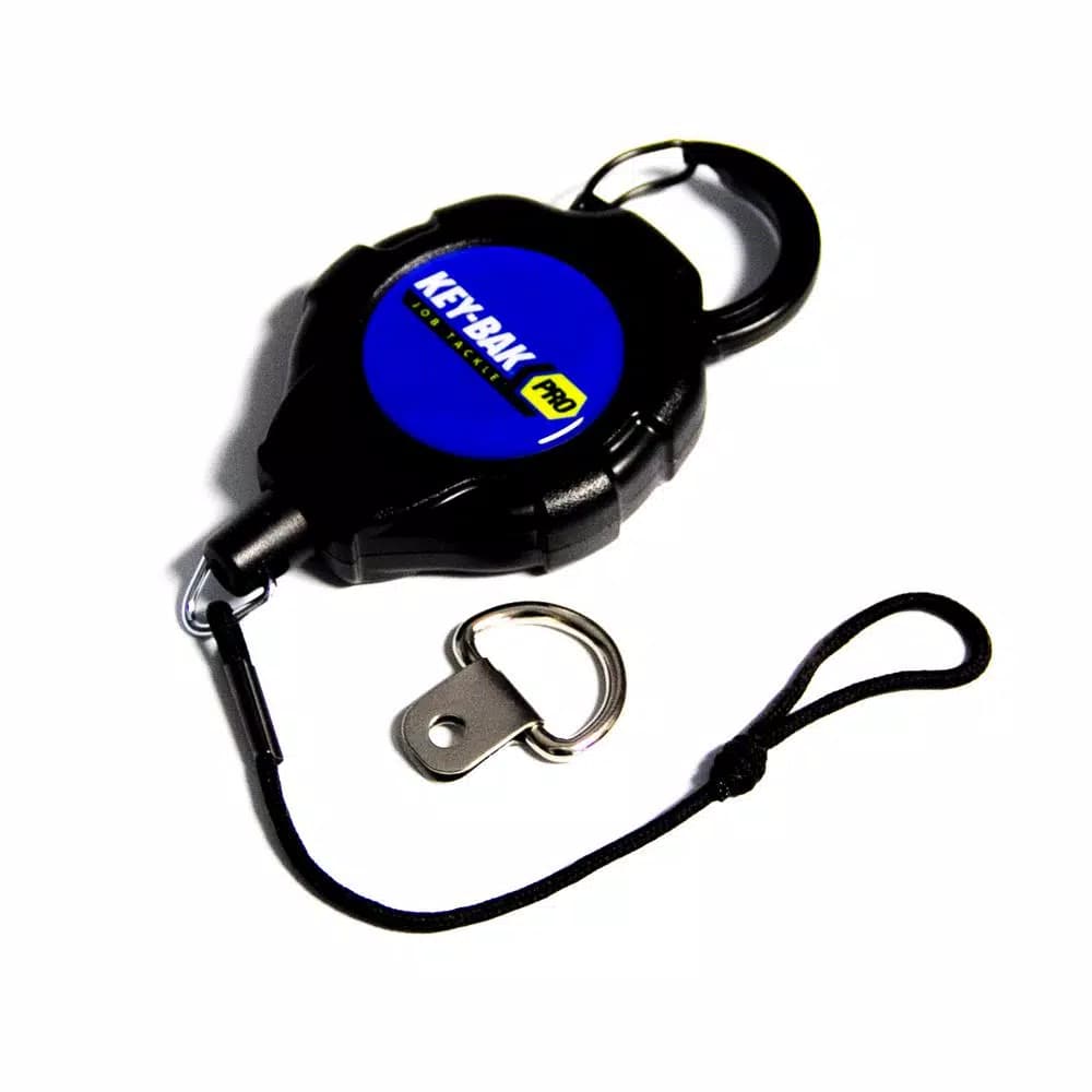 KEY-BAK Pro JobTackle C.B. Radio Mic Tether with 36 in. Retractable Kevlar Cord and RATCH-IT Locking System