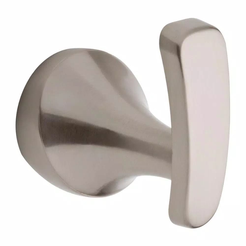 Delta Merge Single Towel and Robe Hook in SpotShield Brushed Nickel