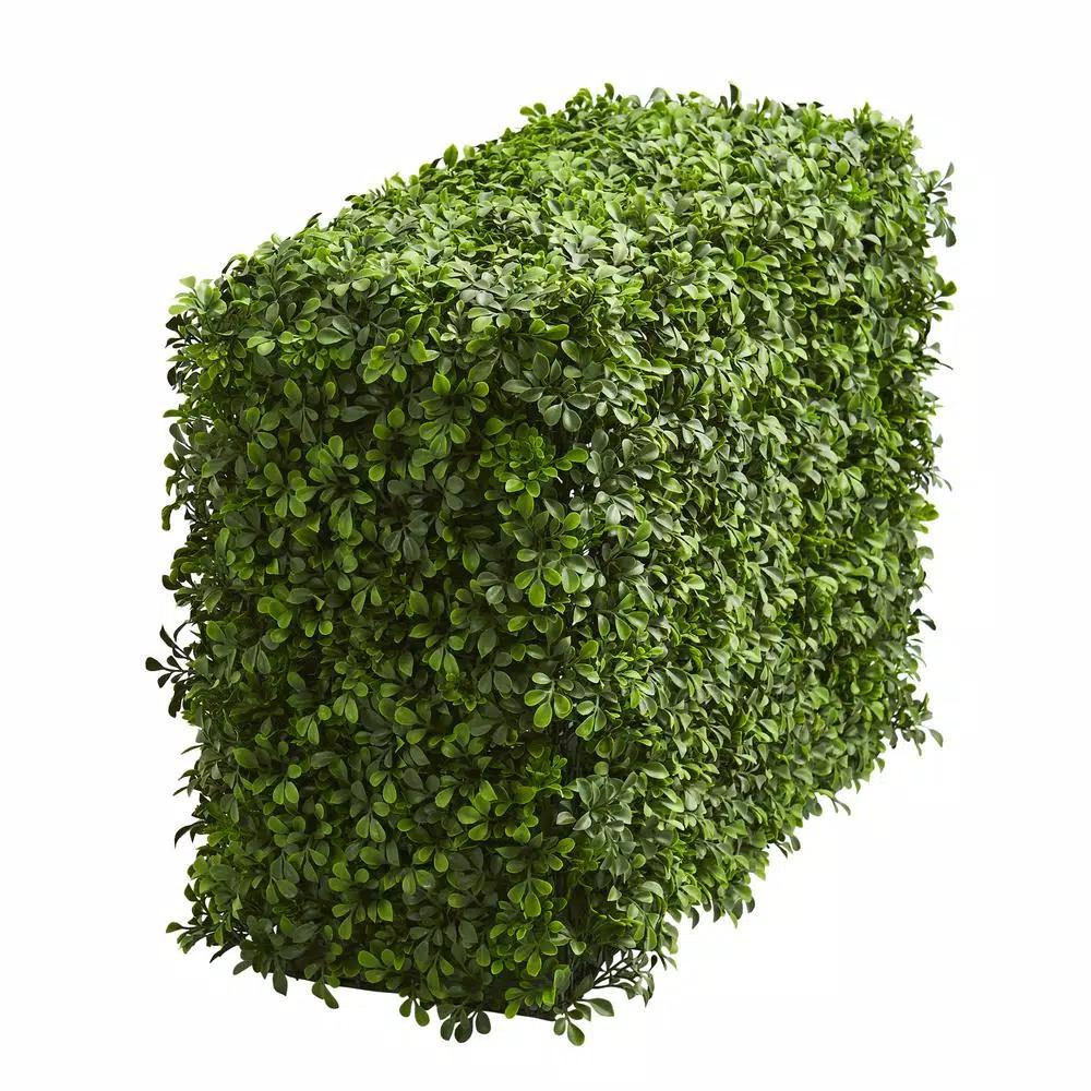 Nearly Natural 30 in. Artificial Eucalyptus Hedge - Indoor Greenery Decor
