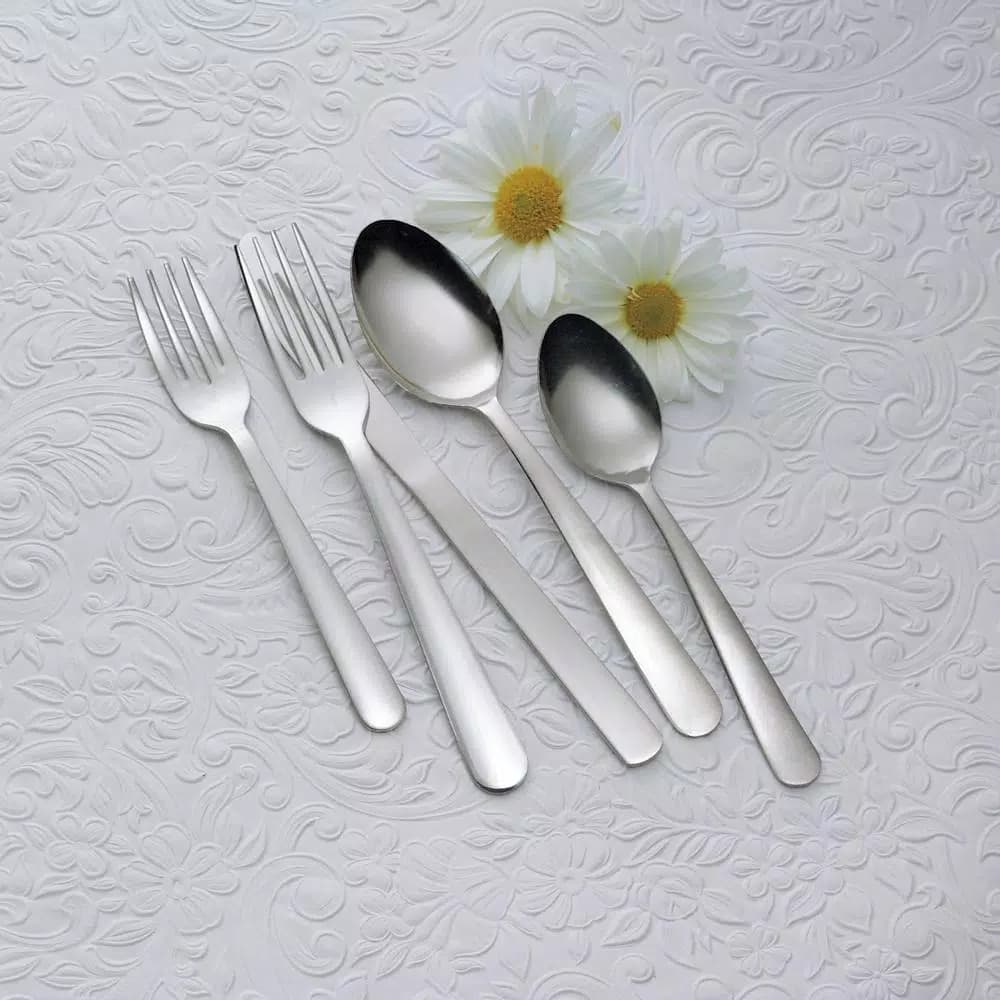 Oneida Heavy Windsor 18/0 Stainless Steel Teaspoons, 36-Piece Set