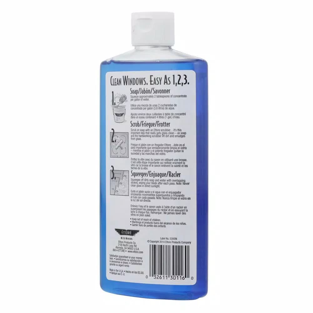 Ettore Squeegee Off Window Cleaning Soap, 16 oz. Concentrated Liquid