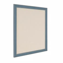 DesignOvation Kate and Laurel Harvest Fabric Pinboard Memo Board - Blue Farmhouse Style thumbnail 2