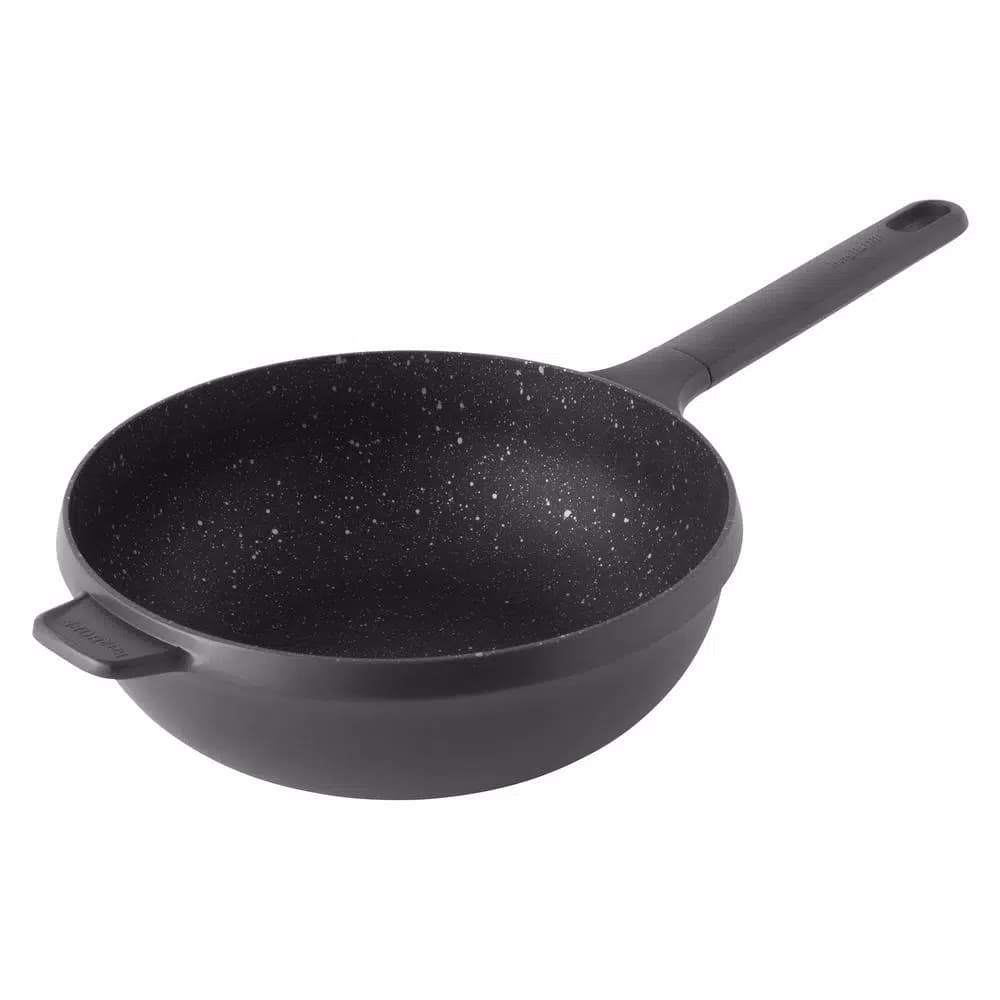 BergHOFF GEM 10 in. Cast Aluminum Nonstick Stir Fry Pan, Induction Ready Wok