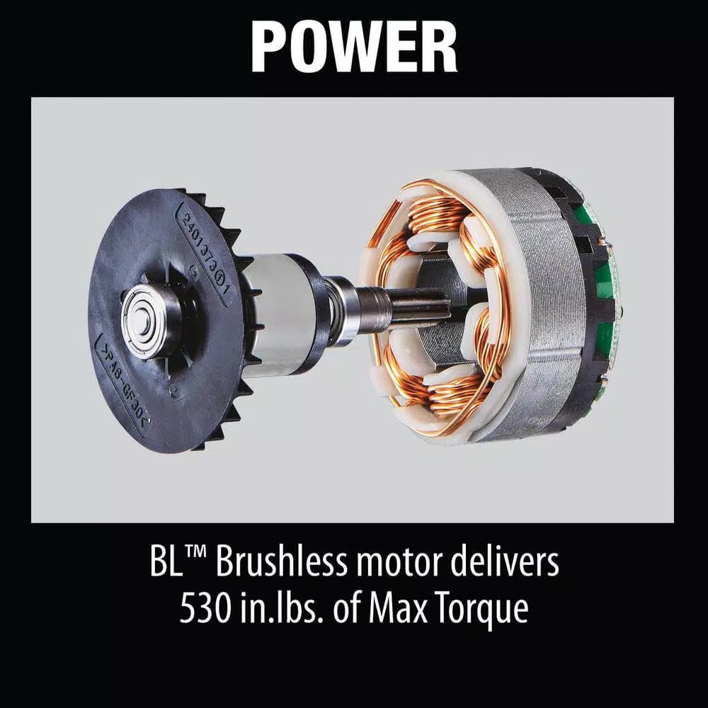 Makita 18V LXT Brushless 1/2 in. Driver-Drill Kit with Two 5.0 Ah Batteries, Charger, and Bag