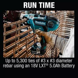 Makita 18V LXT Brushless Cordless Rebar Tying Tool Kit with 5.0 Ah Battery thumbnail 12