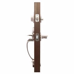 Copper Creek Colonial Satin Stainless Door Handleset with Waverly Lever Trim thumbnail 3