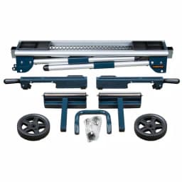 POWERTEC MT4008 Deluxe Rolling Miter Saw Stand with Tool Trays and Aluminum Construction thumbnail 3