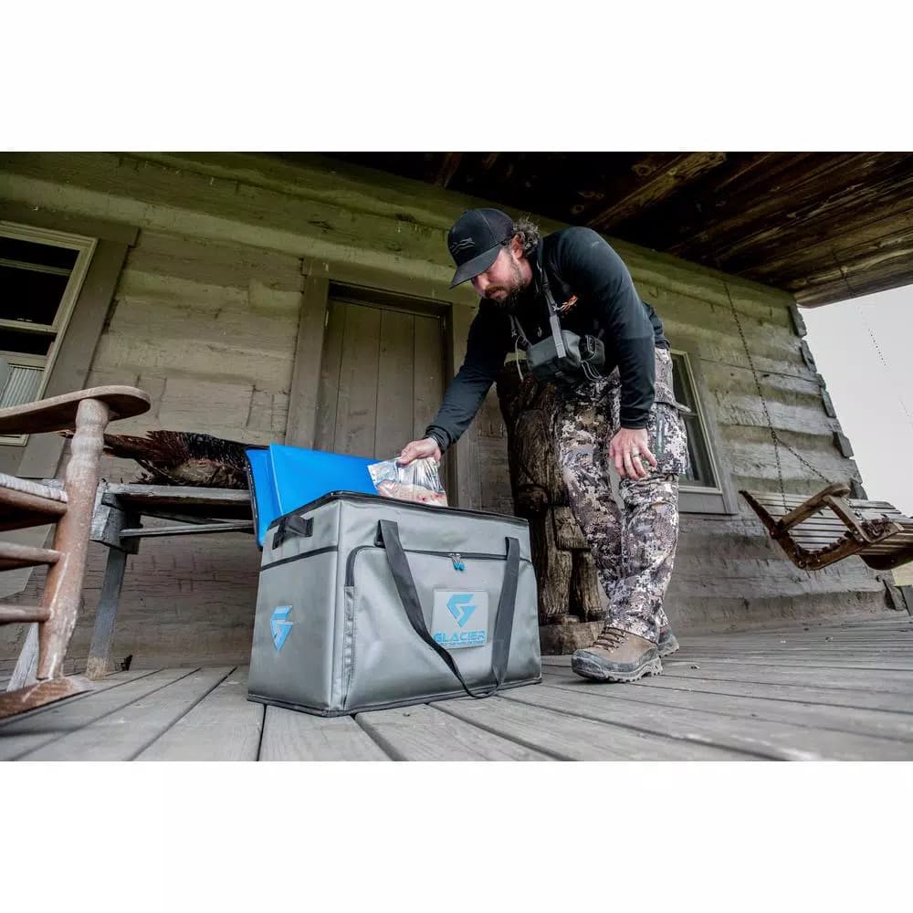 Glacier Coolers IceBox 35 Qt. Grey Soft-Side Cooler
