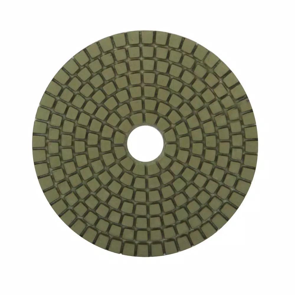 Rubi 4 in. 1500 Grit Resin Wet Polishing Pad for Engineered Stone, Marble, and Granite