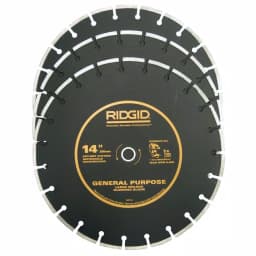 RIDGID 14 in. General Purpose Diamond Blade, 3-Pack thumbnail 1