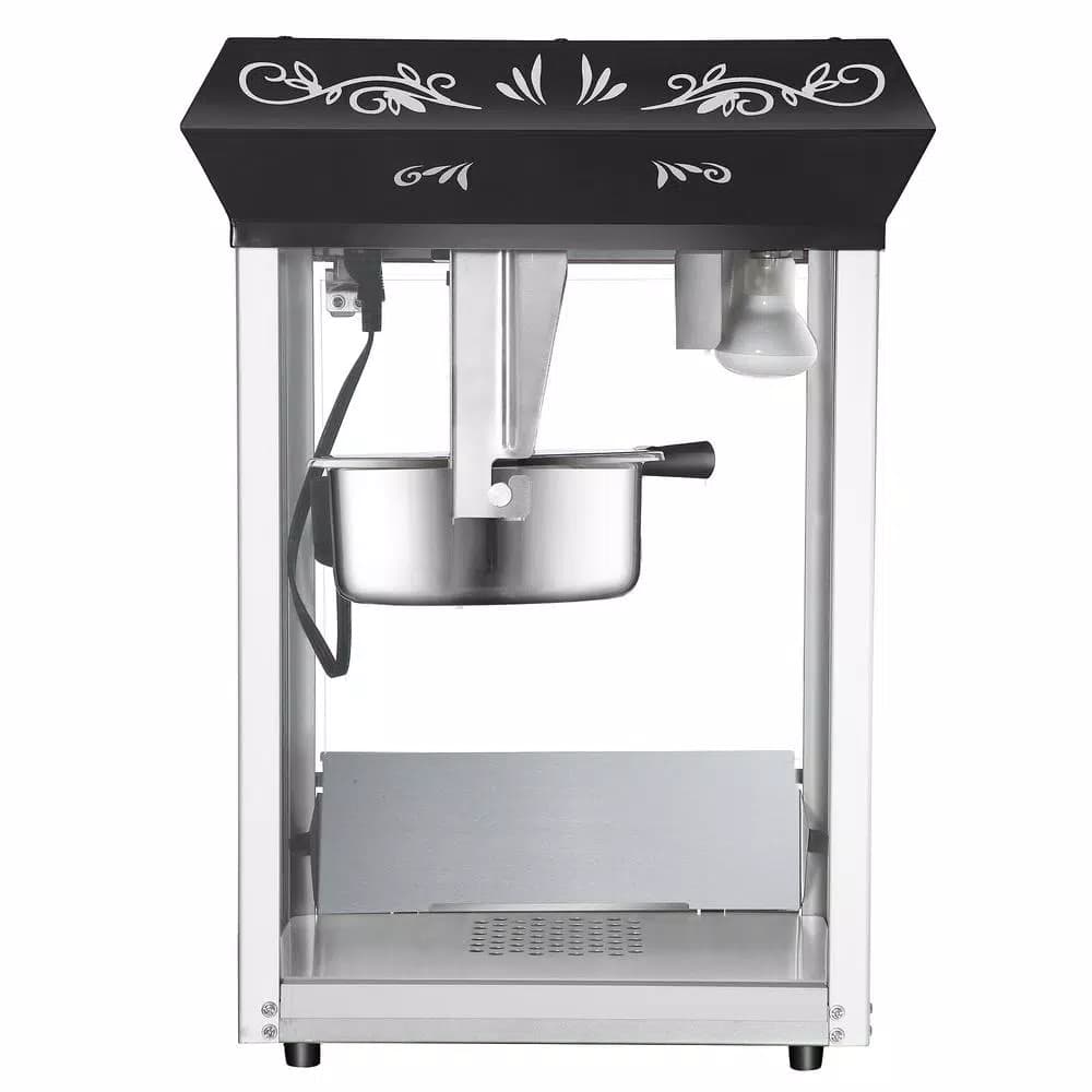 Great Northern Great Norther Foundation 6 oz. Black Countertop Popcorn Machine with Stainless Steel Kettle
