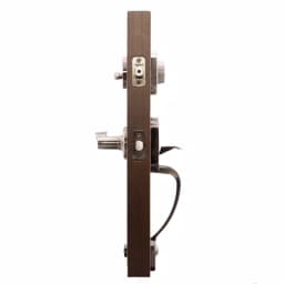 Copper Creek Heritage Antique Nickel Door Handleset with Waverlie Lever Trim thumbnail 3