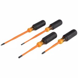 Klein Tools 4-Piece Slim-Tip Insulated Screwdriver Set, 1000V Rated thumbnail 1