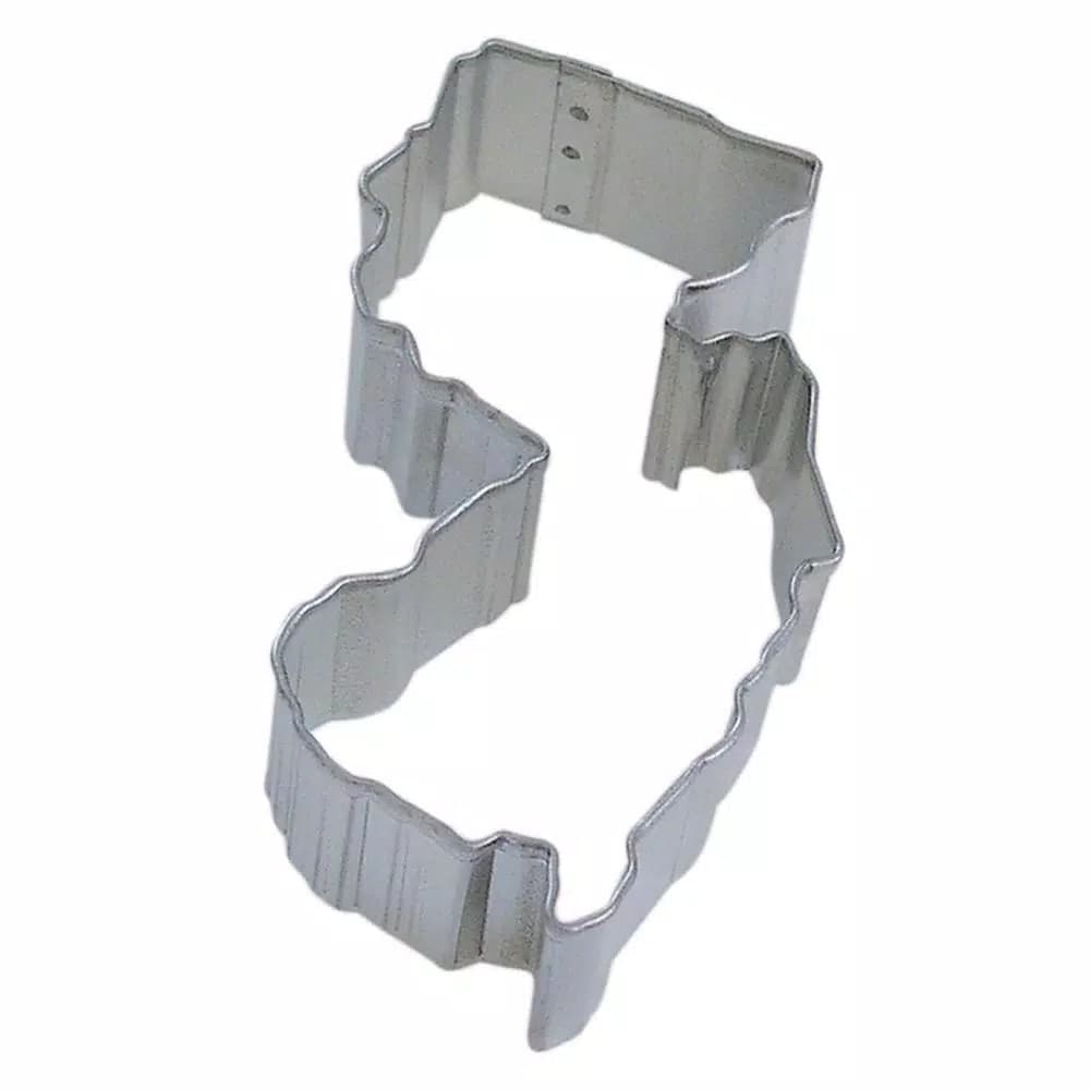 CybrTrayd-R&M 12-Piece New Jersey State Tinplated Steel Cookie Cutter & Recipe Set