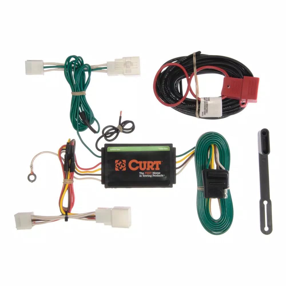 CURT Custom Vehicle-Trailer Wiring Harness, 4-Way Flat Output for Lexus IS Series