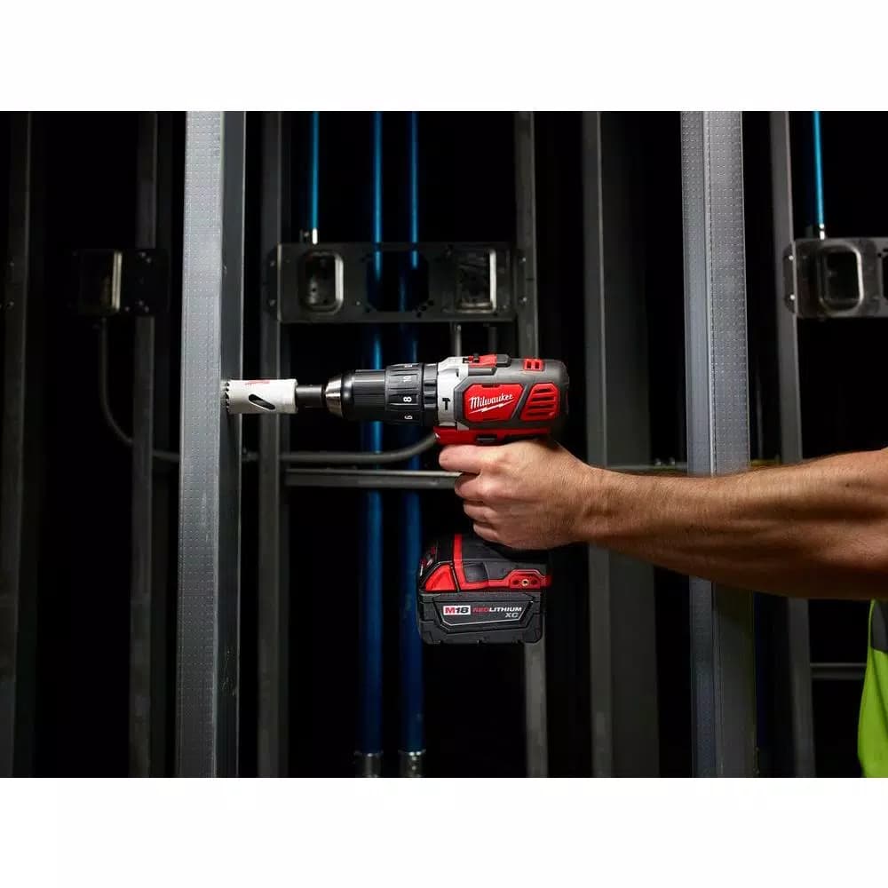 Milwaukee M18 18V Lithium-Ion Cordless 1/2 in. Hammer Drill/Driver (Tool-Only)