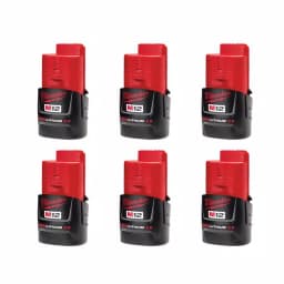 Milwaukee M12 REDLITHIUM 12V 3.0Ah Compact Lithium-Ion Battery Pack (6-Pack) thumbnail 1