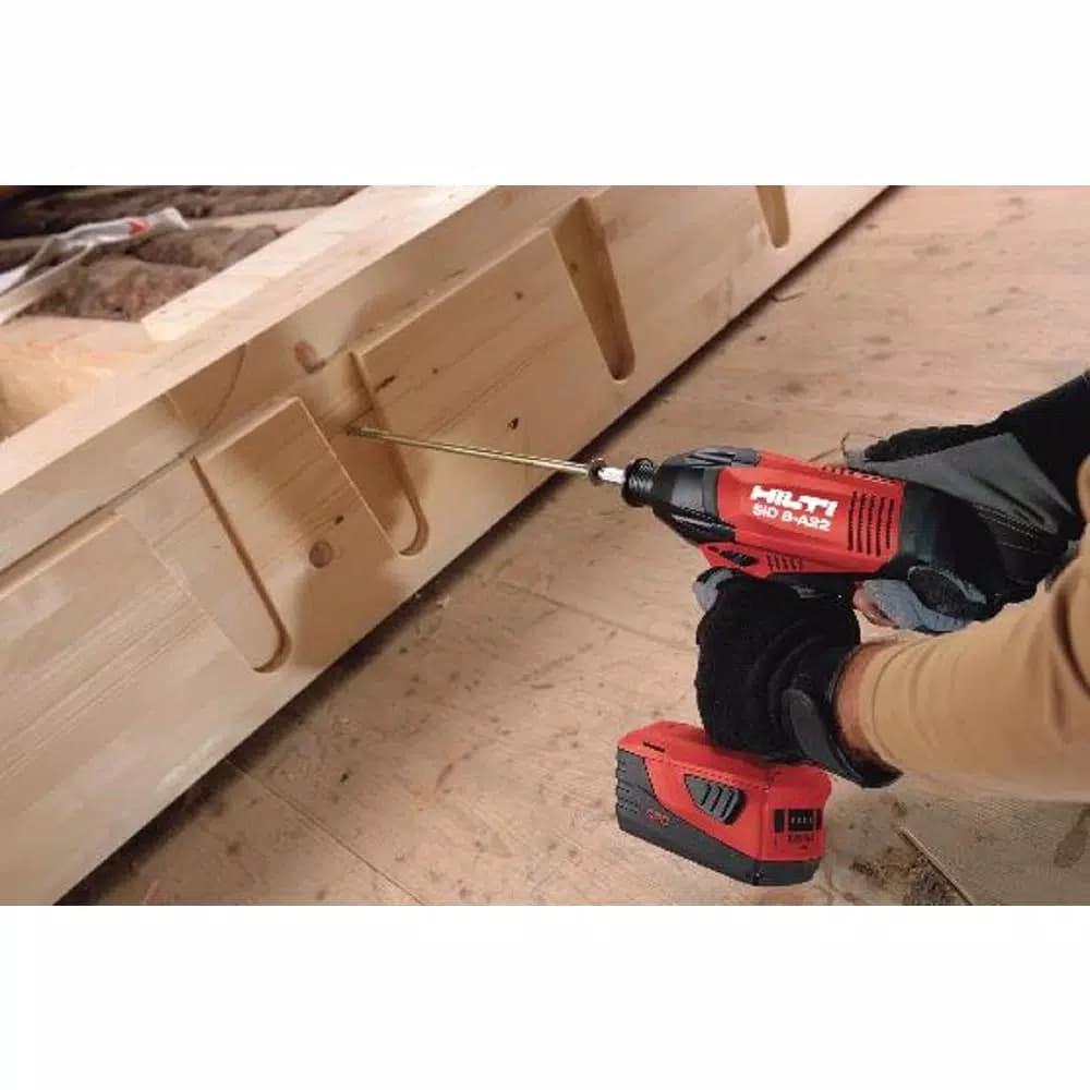 Hilti SID 8-A22 22V Cordless Impact Driver Kit with Two 4.0 Ah Batteries, Charger, and Strap