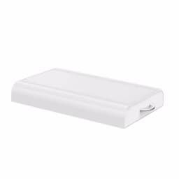 Mind Reader Anchor White Nespresso Coffee Capsule Drawer, 50-Capacity Pod Organizer & Machine Stand thumbnail 4