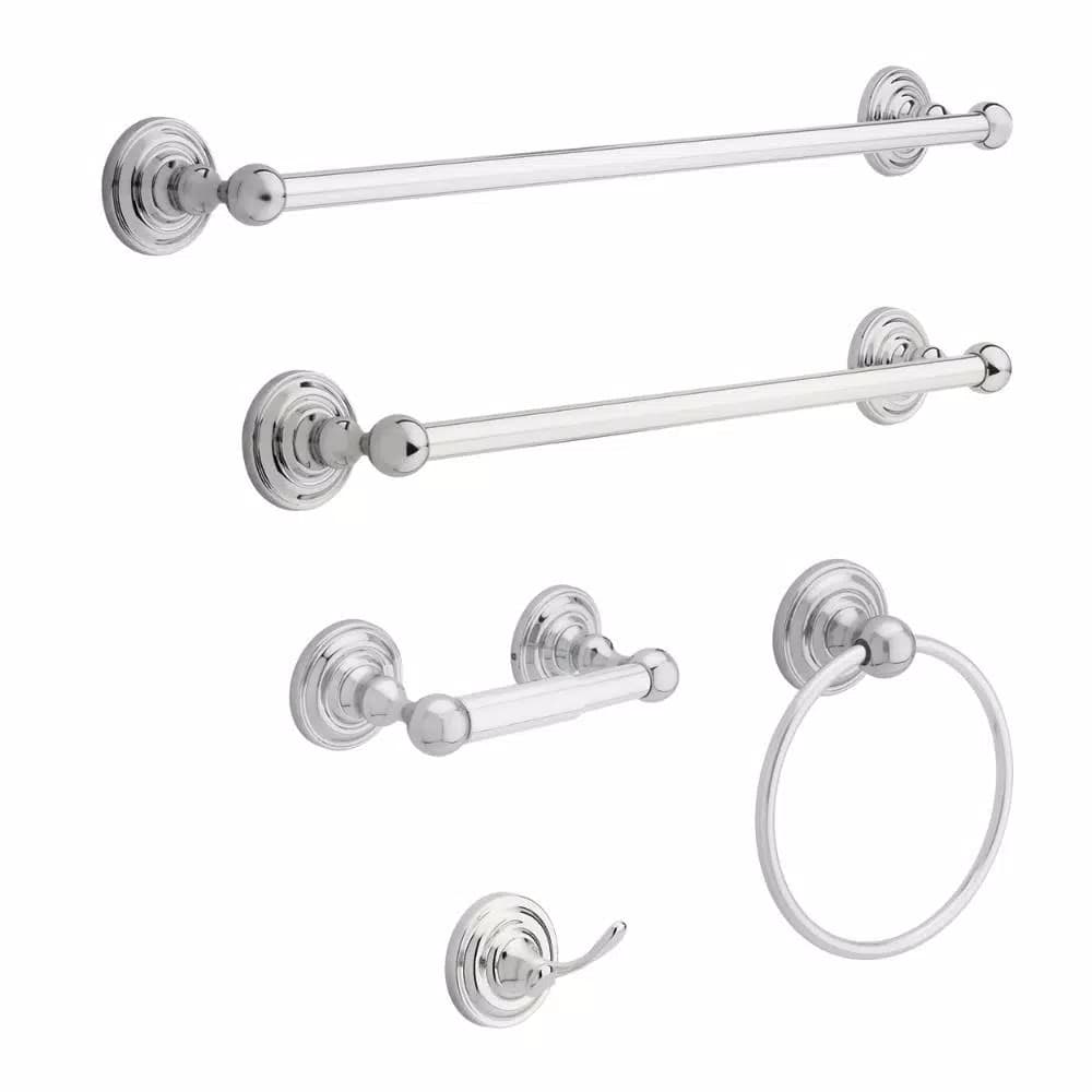 Delta Greenwich 18 in. Single Towel Bar, Chrome Finish