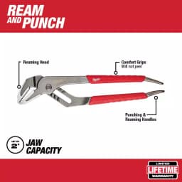 Milwaukee 3-Piece Pliers Kit for Cutting and Fastening thumbnail 3