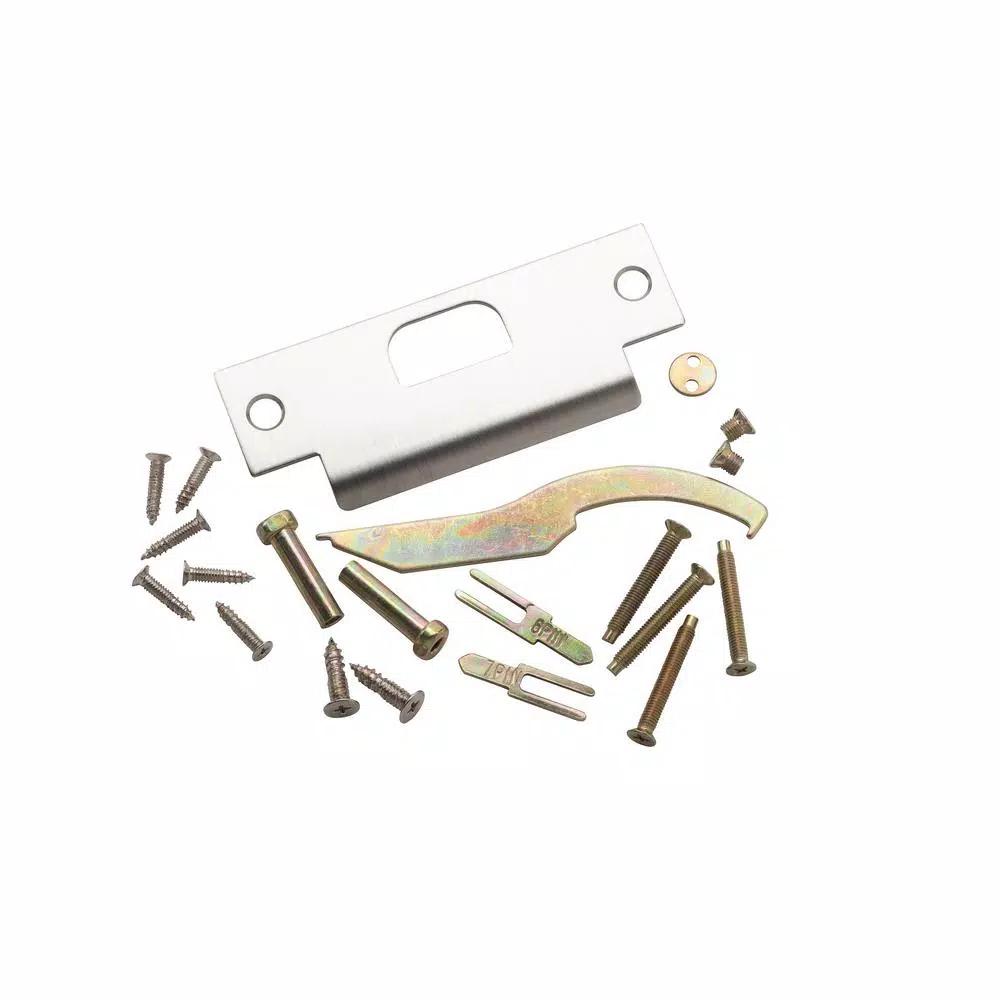 Taco Saturn Series Grade 2 Privacy Cylindrical Door Lever Set, Brushed Chrome
