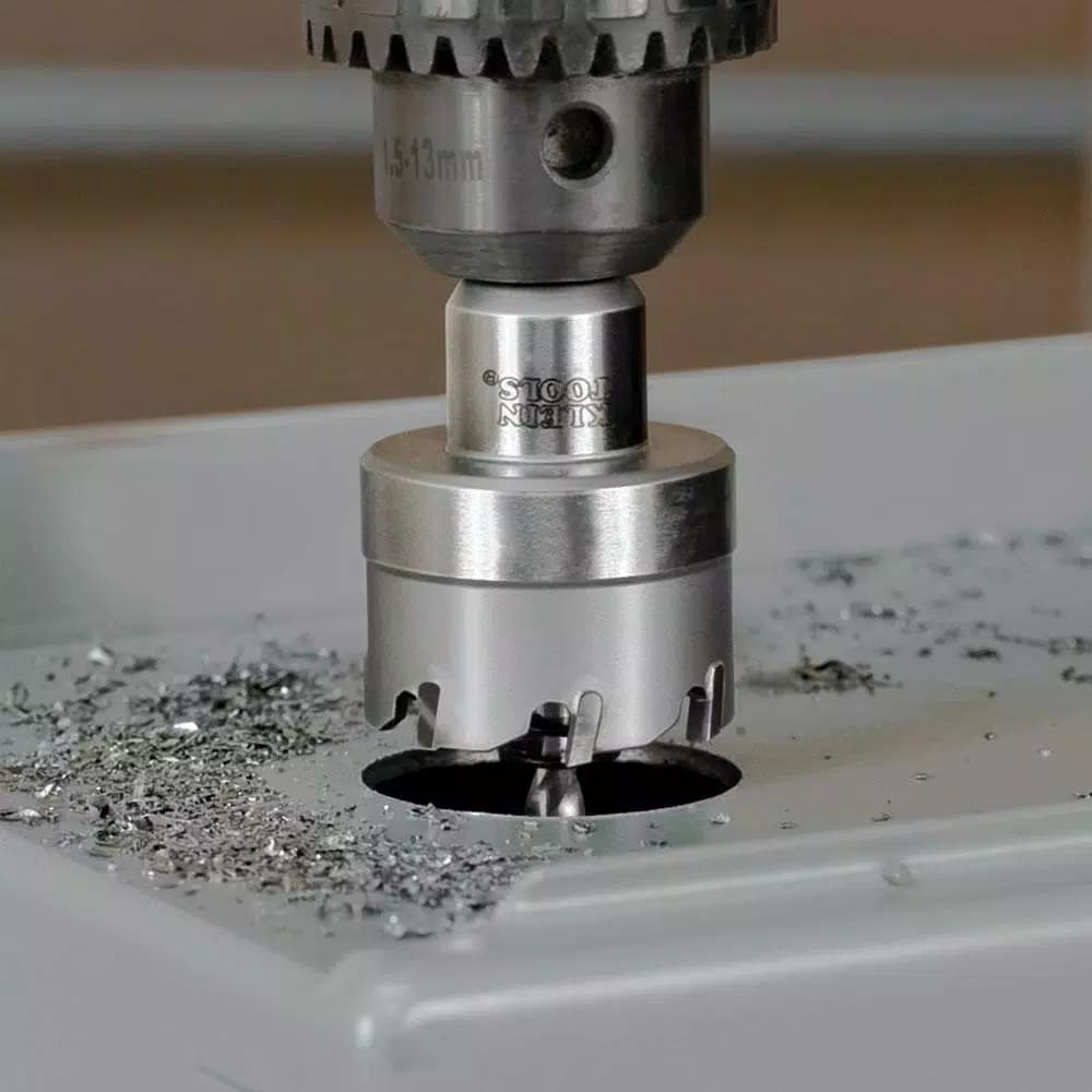 Klein Tools 1-3/8 in. Carbide Hole Cutter with Arbor and Pilot Bit