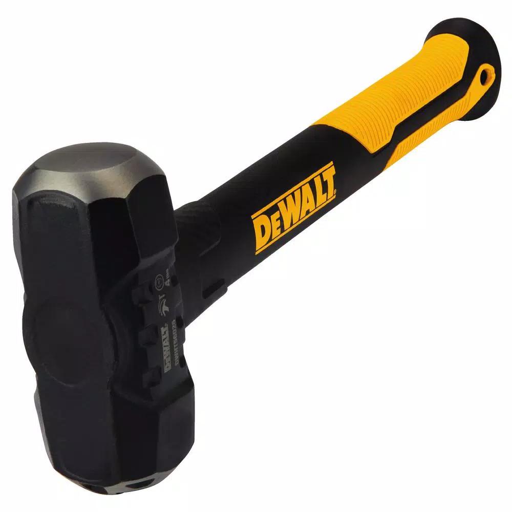 DEWALT 4 lb. Engineering Sledge Hammer with 12.2 in. Fiberglass Exo-Core Handle