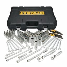 DEWALT 156-Piece Mechanics Tool Set, Ratchet and Socket Set with Molded Case thumbnail 1