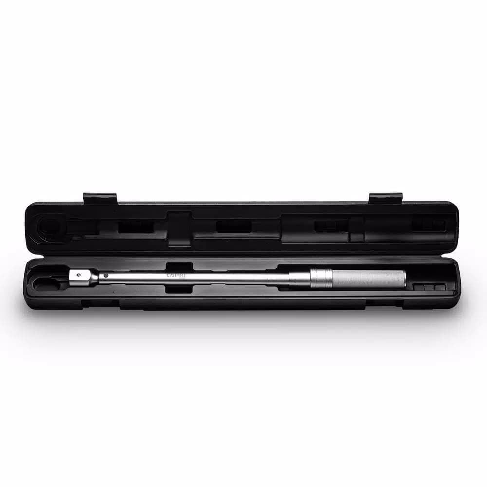Capri Tools Interchangeable Torque Wrench Set, 30-250 ft./lbs., 14mm x 18mm with 10 Heads & Storage Case