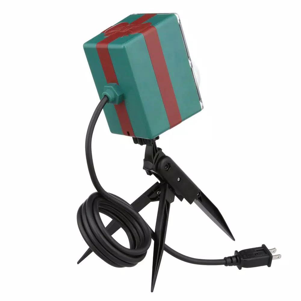 LightShow Blue and White Christmas LightShow Projection Swirling Spirals Projector