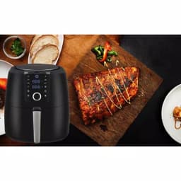 Emerald 5.5 Qt. Digital XL Air Fryer, 1800W with 7 Presets and Keep Warm Function, Black thumbnail 4