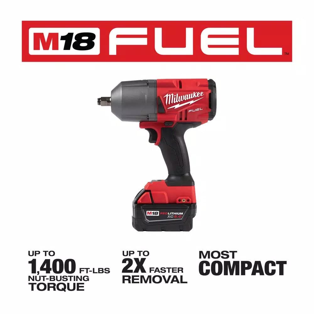 Milwaukee M18 FUEL 3-Tool Combo Kit: Hammer Drill, Impact Driver & High Torque Impact Wrench