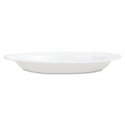 DART Concorde 6 in. White Foam Plastic Plates, Non-Laminated, 1000 Count Case thumbnail 3