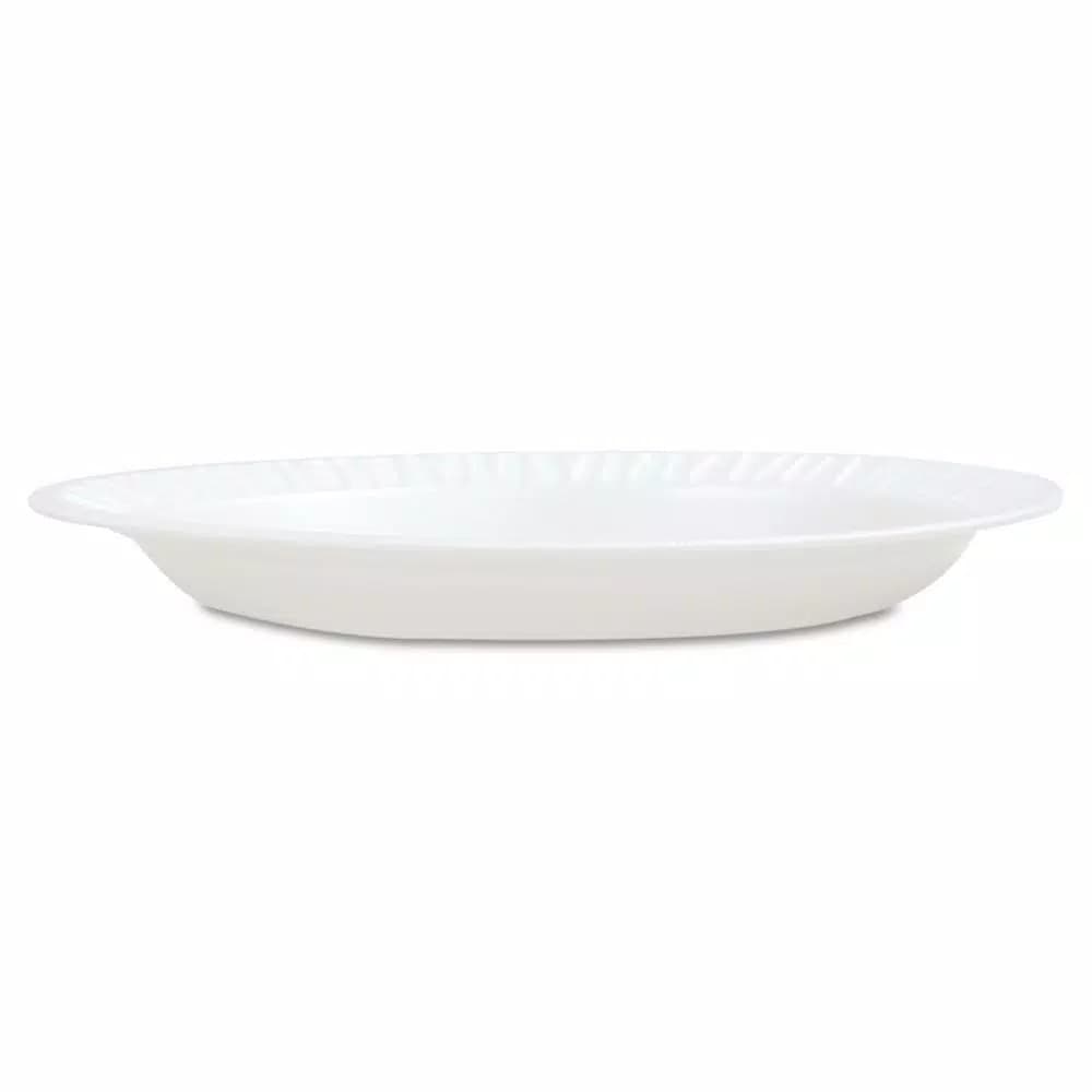 DART Concorde 6 in. White Foam Plastic Plates, Non-Laminated, 1000 Count Case