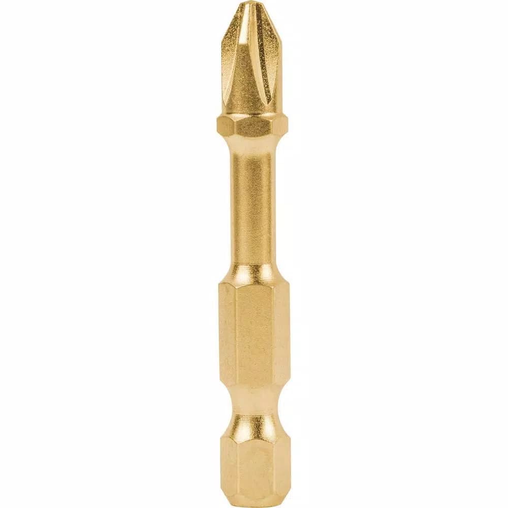Makita Impact GOLD #2 Phillips Power Bits, 2 in. Hex Shank (15 Pack)