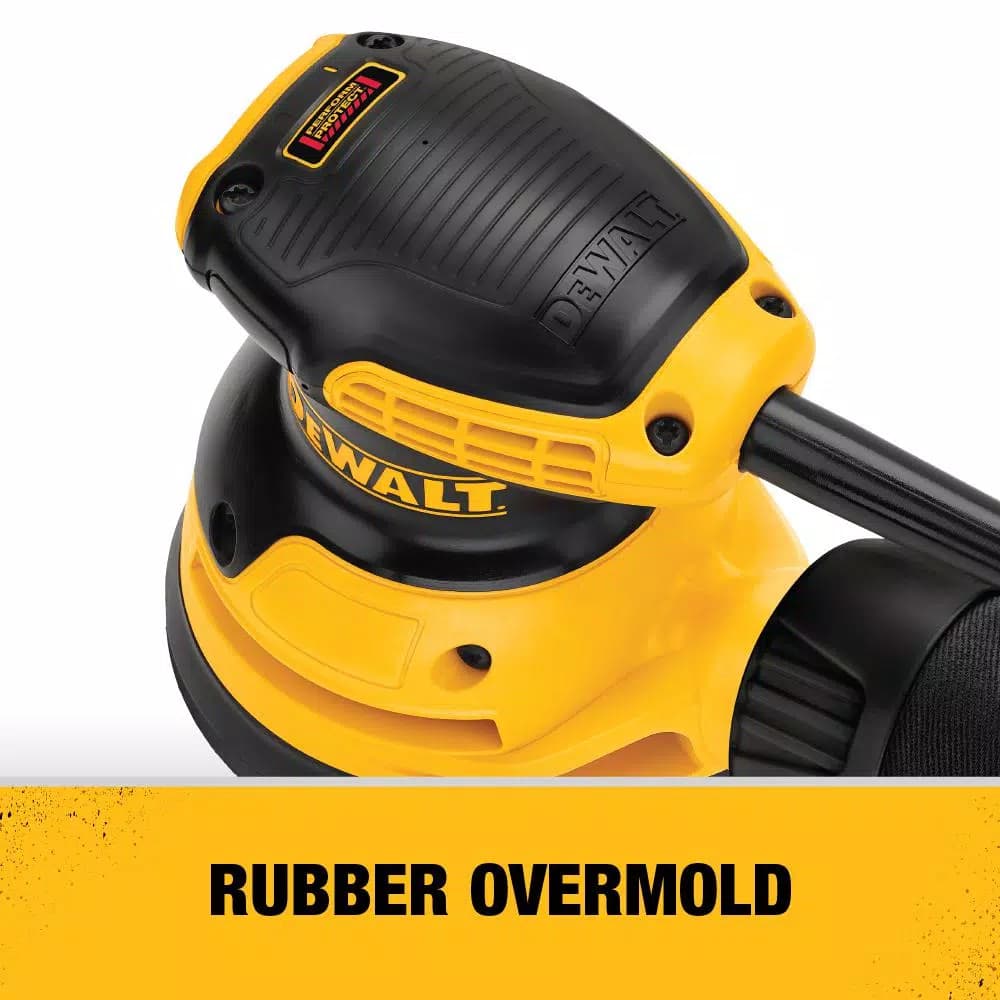 DEWALT DWE6421K 3 Amp Corded 5 in. Random Orbital Hook and Loop Sander