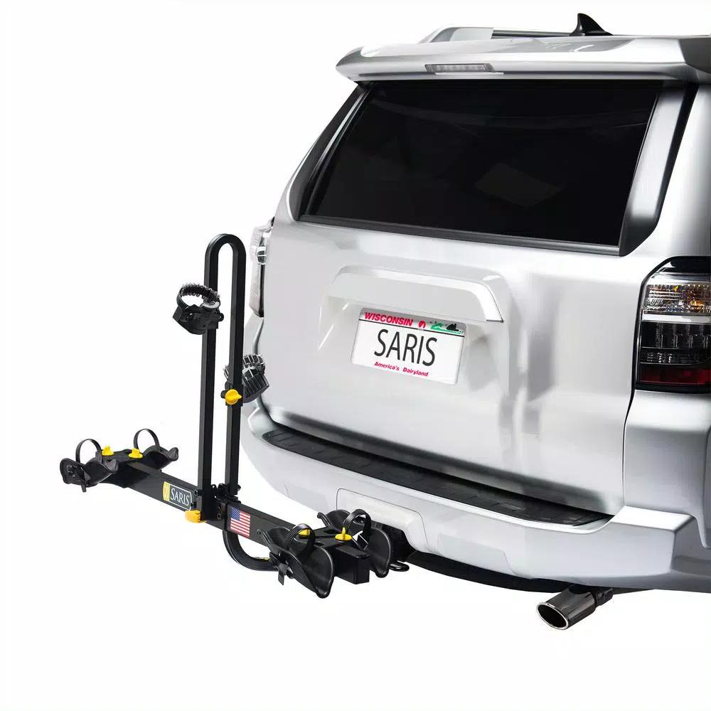 SARIS Freedom 2-Bike Tray Hitch Bike Rack, 70 lbs Capacity, Universal 1 in. and 2 in. Hitch Fit