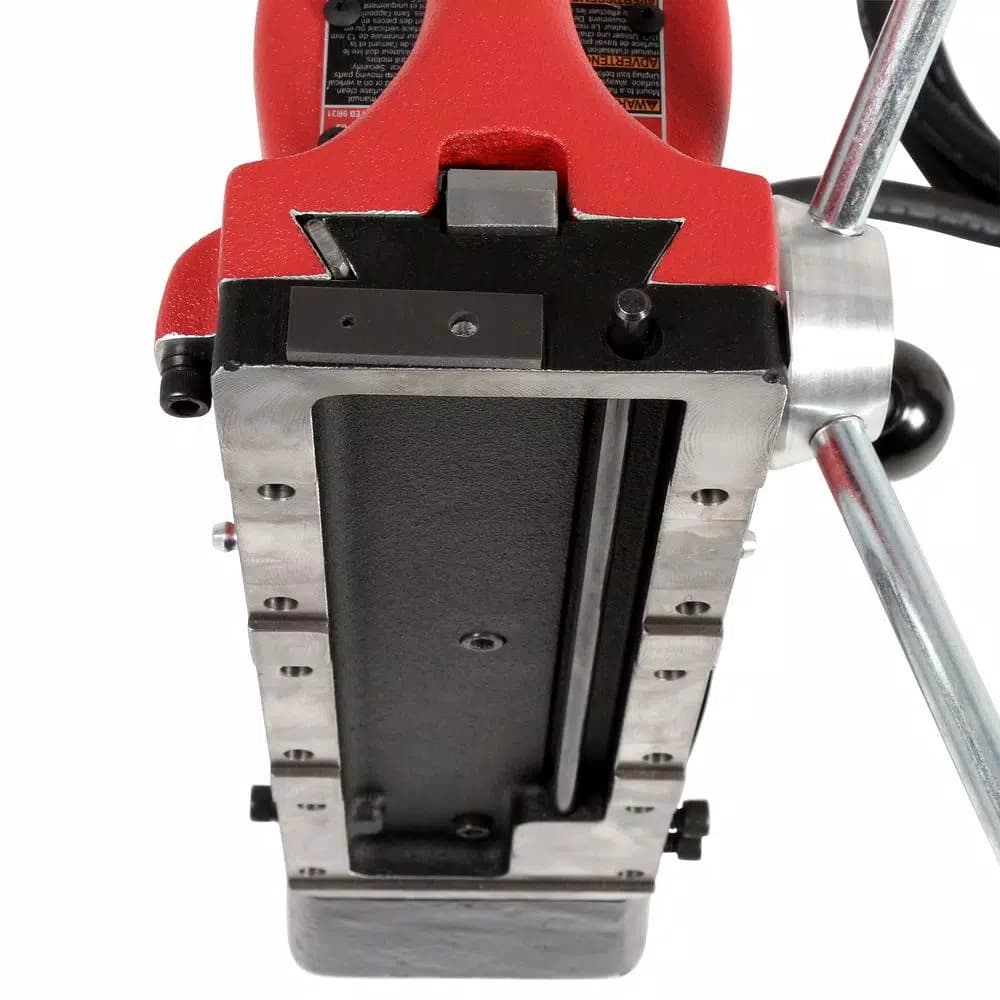 Milwaukee Electro-Magnetic Fixed Position Drill Press Base with 9 in. Drill Travel, Variable Speed