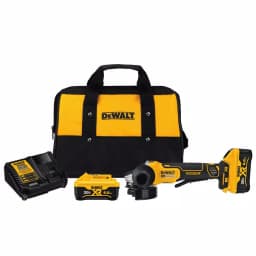 DEWALT 20V MAX XR Brushless 4-1/2 in. Paddle Switch Angle Grinder Kit with (2) 6.0Ah Batteries thumbnail 1