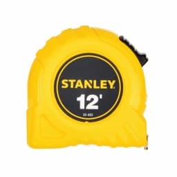 STANLEY 12 ft. x 1/2 in. Tape Measure with Polymer-Coated Blade and High-Impact ABS Case thumbnail 1