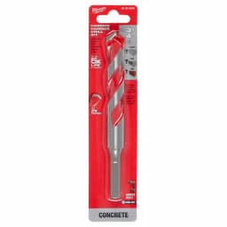 Milwaukee 3/4 in. x 6 in. Carbide Hammer Drill Bit for Concrete, Brick, and Block thumbnail 7
