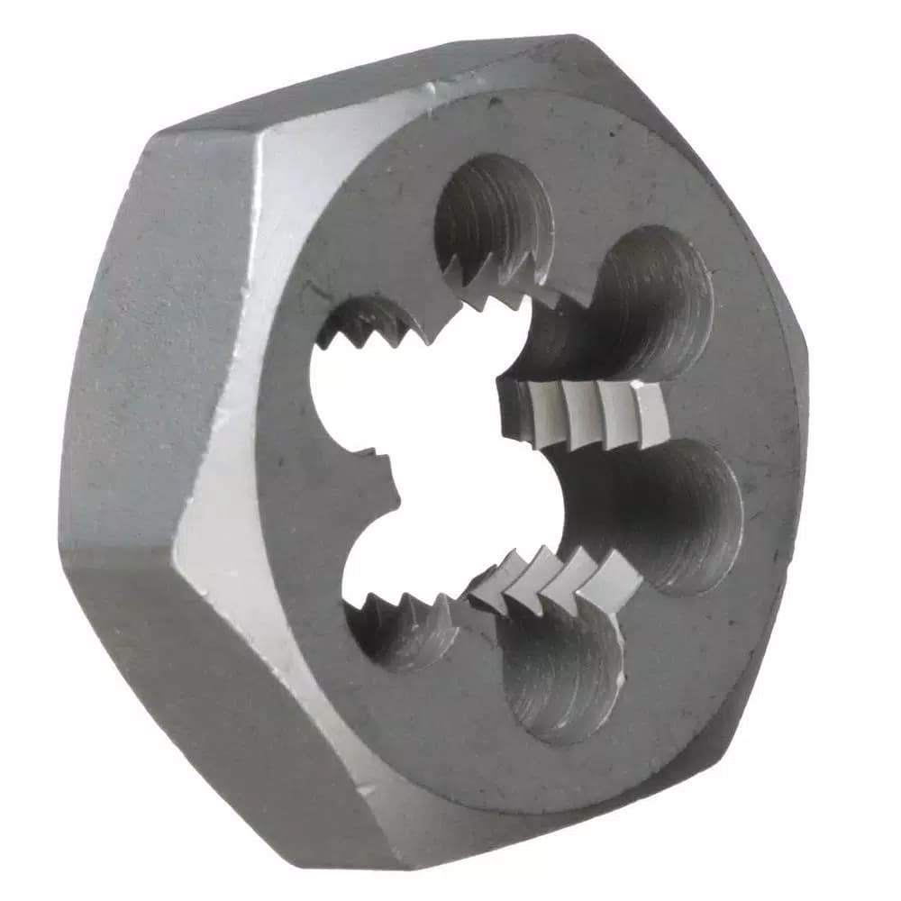 Drill America 9/16-20 Carbon Steel Hex Re-Threading Die