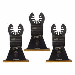 Milwaukee 2-1/2 in. Titanium Bi-Metal Universal Fit Oscillating Multi-Tool Blade (3-Pack) thumbnail 5